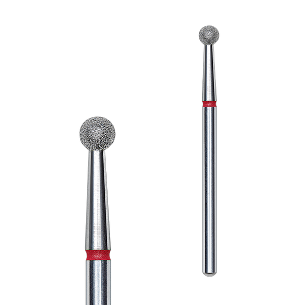 STALEKS PRO EXPERT Алмазний шаровий фреза — Червоний (Тонкий), 3,5 mm