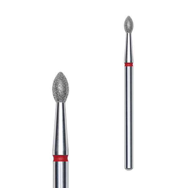 Алмазний заострений біт STALEKS PRO EXPERT 2.5 x 4.5 mm Червоний (Fine)