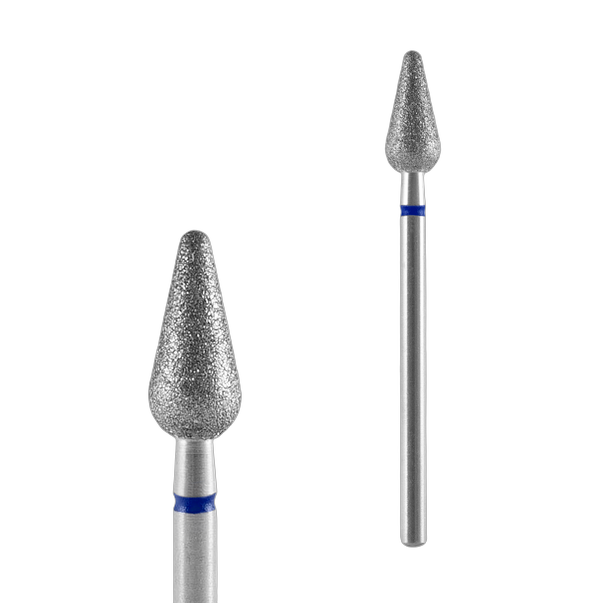 STALEKS PRO Expert алмазний округлий грушоподібний фреза — синій (Середній), 5 x 12 мм
