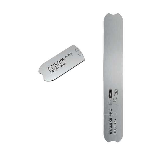 Пряма металевий пилочка Base STALEKS PRO Expert 20s (130 мм)