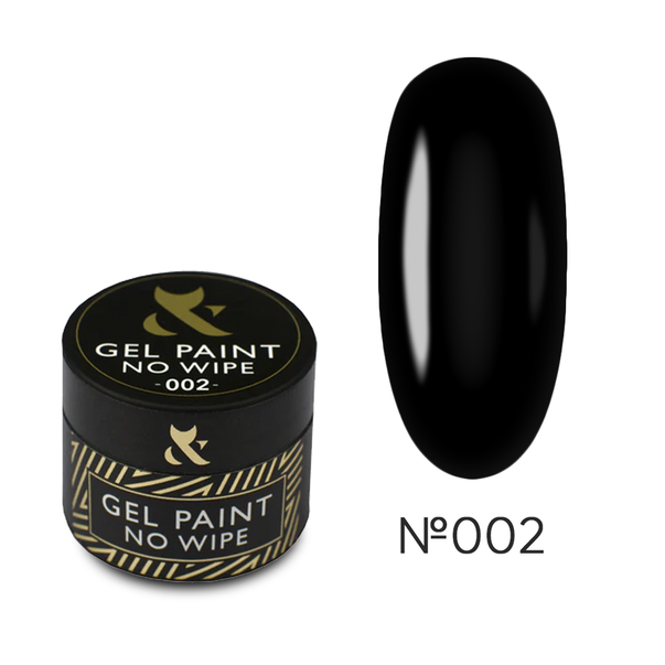 Гель-фарба для дизайну без липкого шару F.O.X Gel paint №002, 5 мл