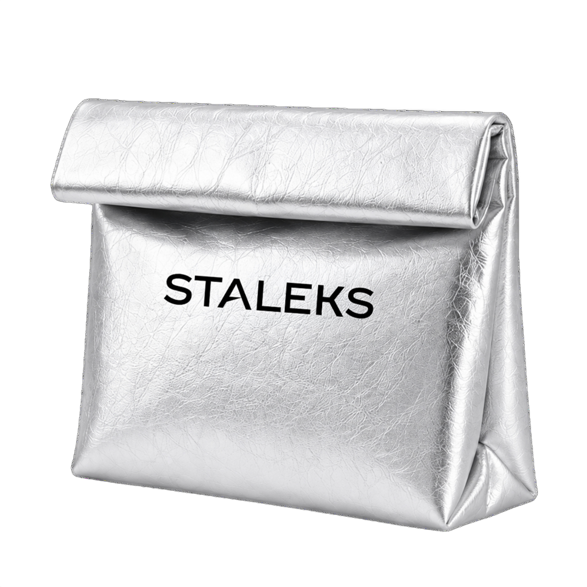 Косметичка STALEKS silver (розмір L, матеріал: еко-шкіра) (категорія: Аксесуари)